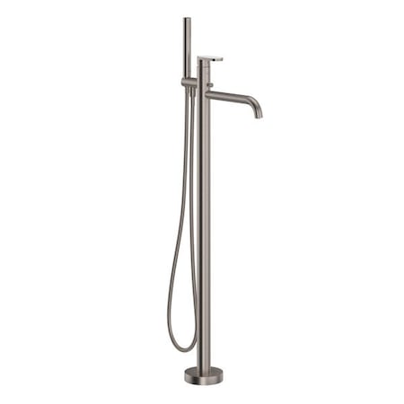 Miscelo Single Hole Floor Mount Tub Filler